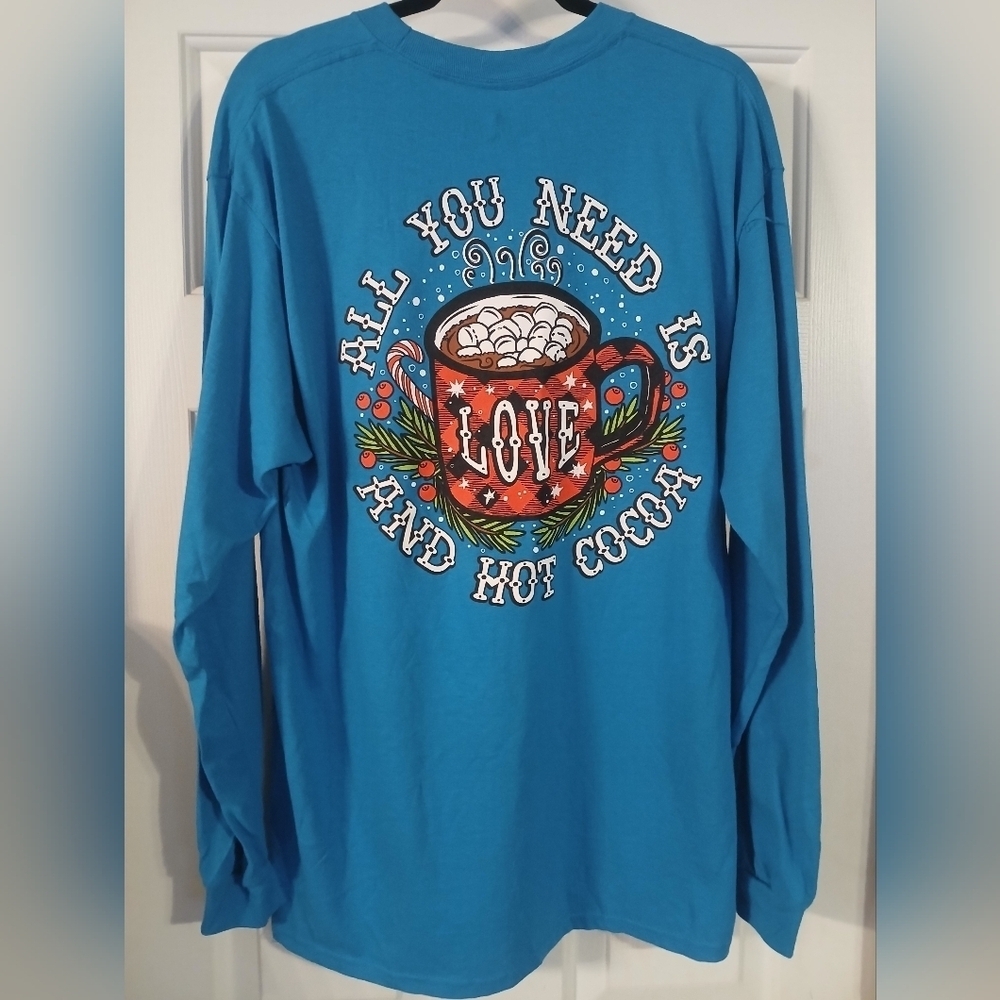 NWT- Southern Ya'll Long Sleeve Colblu Graphic Tee Size L